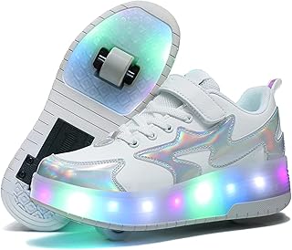 The white shop rollers en ligne pour filles et garçons, chaussures d'extérieur à