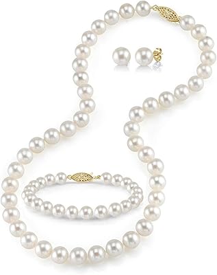 Ensemble de bijoux en perles d'or 14 carats pour femmes - ensemble collier de perles et bracelet de perles | perles de culture naturelles - la source de perles, perle, perle. La boutique en ligne DIAYTAR COTE D'IVOIRE propose une vaste sélection de plus de 300 000 produits pour satisfaire tous vos désirs d'achat. Elle se distingue par son offre large et variée, allant des produits de consommation courante aux articles plus spécialisés. C'est la référence incontournable pour les acheteurs en Côte d'Ivoire.