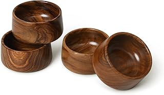 Wooden cliff bol de service rond polyvalent en bois massif fait à la main pour le petit-déjeuner, les collations, la soupe, la salade, la cuisine domestique - ensemble de 4 (marron). La boutique en ligne DIAYTAR COTE D'IVOIRE est la destination idéale pour les consommateurs ivoiriens qui cherchent à faire des achats pratiques et abordables. Avec une gamme de produits allant des produits alimentaires aux produits électroménagers, la boutique offre une expérience d'achat unique et personnalisée. Elle met également l'accent sur la sécurité et la fiabilité des transactions en ligne.