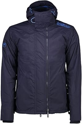 Bob zipper hood artek wndcheater super dry marine midi blue jica men's court