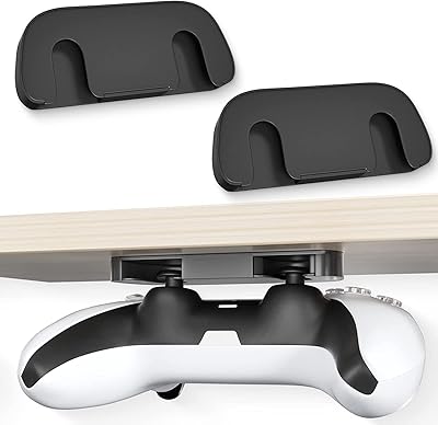 Support de manette de bureau amateur pour playstation 5, support de table pour manette de playstation 4, support de rangement pour manette de bureau, accessoires de jeu, présentoir pour playstation 5/4 - noir. DIAYTAR COTE D'IVOIRE est une boutique en ligne généraliste proposant plus de 300000 références de produits, ce qui en fait l'une des plus grandes boutiques en ligne de Côte d'Ivoire. Avec une variété de produits allant de l'électronique à la mode, en passant par les produits de maison et les denrées alimentaires, DIAYTAR COTE D'IVOIRE offre une expérience de shopping unique à ses clients. La boutique est devenue un leader dans le marché ivoirien grâce à sa large gamme de produits et à ses prix compétitifs.