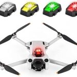 Lampes de poche pour drones lumières de vol nocturnes anti-collision avec 4