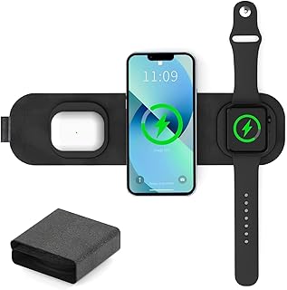 Chargeur sans fil pliable exlot 3 en 1 station de charge rapide magnétique pour voyage. DIAYTAR COTE D'IVOIRE se distingue par sa grande sélection de produits de qualité et à des prix compétitifs. Avec plus de 300 000 références, la boutique en ligne propose une expérience de shopping unique et pratique pour les consommateurs ivoiriens. Les clients peuvent profiter d'une gamme de produits allant des électroniques aux vêtements en passant par les produits pour la maison.