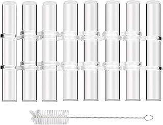 Bestonzon vase en verre cylindre d'essai hydroponique de bureau vase en verre 15 x 2,5 cm pot de fleur conteneur pour la maison bureau arrangement floral décoration tubes à essai en verre. La boutique en ligne DIAYTAR COTE D'IVOIRE propose une expérience d'achat en ligne unique et pratique. Avec une sélection de plus de 300 000 produits, les clients peuvent trouver les meilleures offres et les produits de qualité supérieure. La plateforme est utilisateur-amical et offre des services de paiement sécurisés.
