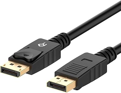 Câble convertisseur ranke displayport vers displayport 4k, plaqué or, 6 pieds. DIAYTAR COTE D'IVOIRE se distingue par son engagement à offrir une expérience d'achat en ligne de haute qualité à ses clients. La boutique dispose d'une équipe de service client dédiée qui est prête à aider les clients à tout moment. De plus, la boutique utilise des méthodes de paiement sécurisées pour protéger les informations des clients et garantir des transactions sans risque.