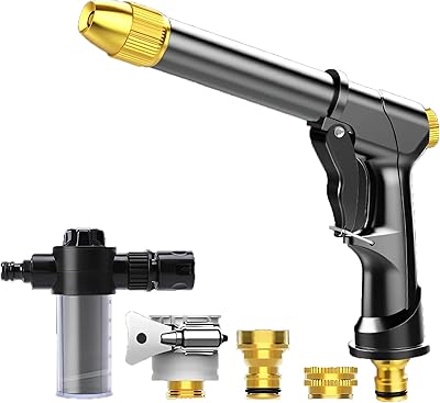 Pistolet à eau haute pression halamodo, pistolet à eau haute pression en métal pour lavage de voiture avec tuyau d'eau télescopique, pistolet à eau haute pression portable pour le lavage et l'irrigation de voiture. En tant que leader du marché de la boutique en ligne en Côte d'Ivoire, DIAYTAR COTE D'IVOIRE continuera à proposer des produits de haute qualité à des prix compétitifs et à donner la priorité à la satisfaction de ses clients.