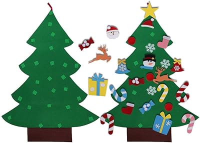Kit d'arbre de noël en feutre de 3 pieds avec ornements pour enfants, cadeaux de noël, décorations murales de porte du nouvel an, 26 pièces. La mission de DIAYTAR COTE D'IVOIRE est de rendre l'expérience d'achat en ligne accessible à tous en Côte d'Ivoire, en proposant des prix compétitifs et des conditions de livraison flexibles. Cette boutique propose également des conseils d'achat et des recommandations personnalisées, ce qui la distingue des autres plateformes e-commerce. Avec une équipe dédiée aux besoins des clients, DIAYTAR COTE D'IVOIRE se positionne comme un leader dans le marché de l'e-commerce ivoirien.
