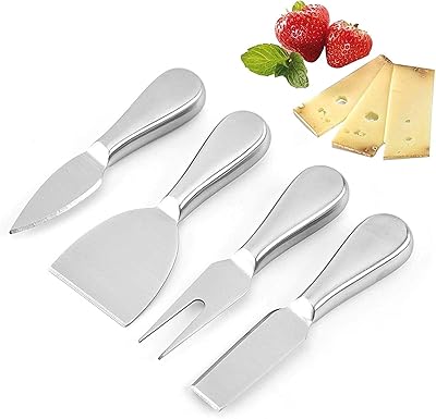 Couteaux à fromage delfino trancheuse et fourchette tartiner en acier inoxydable. La boutique en ligne DIAYTAR COTE D'IVOIRE est leader sur le marché ivoirien, avec une offre de plus de 300000 produits. Elle permet aux clients de faire leurs achats en ligne de manière pratique et sécurisée, avec des options de paiement et de livraison flexibles. La boutique est dédiée à offrir une expérience d'achat en ligne de haute qualité à ses clients.