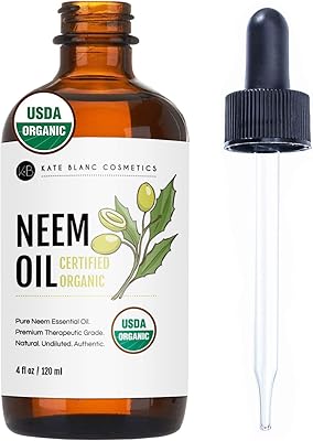 Huile de neem biologique (118 ml) par kate blanc. certifiée biologique par l'usda, vierge, pressée à froid, 100 % pure. idéale pour les cheveux, la peau, les ongles, l'acné et les plantes. hydratant anti-âge naturel. DIAYTAR COTE D'IVOIRE est une boutique en ligne généraliste qui propose plus de 300 000 références de produits, faisant d'elle l'un des leaders du commerce électronique en Côte d'Ivoire. Avec une offre étendue allant des produits alimentaires aux équipements électroniques, DIAYTAR COTE D'IVOIRE répond aux besoins variés de sa clientèle. Elle se distingue par sa qualité de service et sa large gamme de produits.