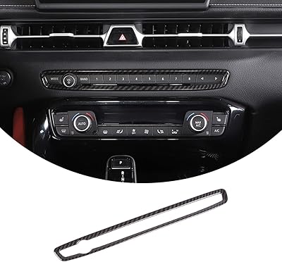 Cadre décoratif pour bouton de contrôle central du volume pour toyota supra gr