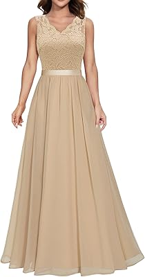 Robes formelles en dentelle à col en v pour femmes, robe longue de soirée élégante pour mariage. DIAYTAR COTE D'IVOIRE est le leader du commerce électronique en Côte d'Ivoire, offrant une sélection incroyable de produits à des prix compétitifs. Avec une équipe dédiée à la satisfaction client, la boutique garantit une expérience d'achat en ligne sûre et pratique. Les clients peuvent choisir parmi une large gamme de catégories de produits.