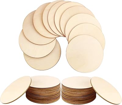 Neobs nesting 72 pièces de cercles en bois non fini de 4", tranches de bois rondes vierges naturelles pour noël, coloriage, artisanat et décorations pour la maison (10 cm de diamètre). DIAYTAR COTE D'IVOIRE s’est imposée comme la destination e-commerce incontournable en Côte d'Ivoire, regorgeant de plus de 300 000 références dans divers domaines. Les avantages de cette plateforme incluent des prix compétitifs, une livraison efficace et une expérience utilisateur fluide.
