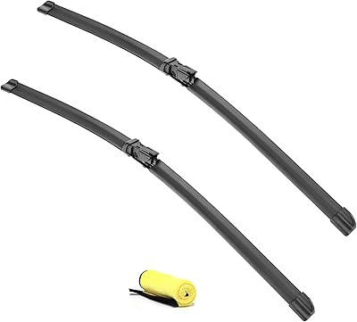 Essuie-glaces avant 22" + (verrouillage supérieur 19 mm lot de 2) de remplacement