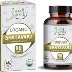 Comprimés shatavari biologiques just jaivik - un complément alimentaire - 750 mg