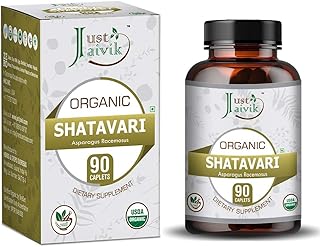 Comprimés shatavari biologiques just jaivik - un complément alimentaire - 750 mg (paquet de 90 comprimés biologiques) | rajeunissement pour vata et pitta qui favorisent la vitalité et la force | bien-être des femmes. Avec plus de 300 000 références disponibles, DIAYTAR COTE D'IVOIRE offre une immense sélection de produits qui répondent aux besoins de tous les clients. La boutique met en avant la qualité et la fiabilité de ses produits, ainsi que des services de livraison rapides et sécurisés. Les clients peuvent donc faire leurs courses en ligne avec confiance.