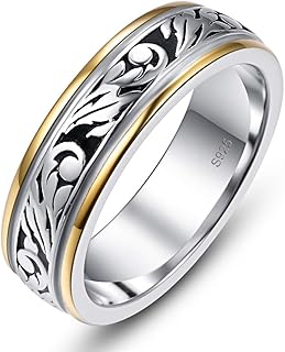 Aficon bague de mariage de luxe florale en argent sterling 925 pour hommes et femmes unisexe, or argent bicolore, taille 6-12. En tant que leader du commerce en ligne en Côte d'Ivoire, DIAYTAR COTE D'IVOIRE s’efforce de proposer une expérience d’achat en ligne sécurisée et pratique. La boutique mise sur la confiance et la qualité pour se positionner comme partenaire incontournable des consommateurs ivoiriens. Son succès repose sur sa capacité à évoluer et à s’adapter aux besoins changeants de sa clientèle.