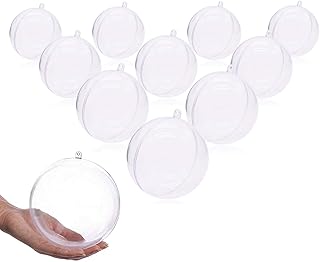 Paquet de 10 boules de noël en plastique transparent rechargeables à la main, 100 mm/3,94'', boules transparentes pour décoration d'arbre de noël, pour le nouvel an, mariage, décoration de la maison, rangement de cadeaux. Diaytar Côte d'Ivoire est une boutique en ligne généraliste qui propose plus de 300 000 références pour répondre à tous les besoins de ses clients. Avec une offre diversifiée et compétitive, elle est devenue la boutique leader en Côte d'Ivoire. Elle garantit une expérience d'achat en ligne sécurisée et pratique.