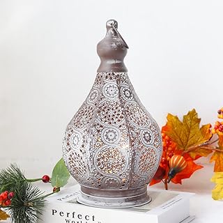 Lampe à batterie de style marocain ghy design, suspension en métal antique fonctionnant