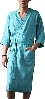 Hommes peignoir peignoir vêtements de nuit en lin solide spa. DIAYTAR COTE D'IVOIRE est une boutique en ligne de confiance qui propose des produits de qualité à des prix compétitifs. La boutique s'engage à offrir à ses clients une expérience d'achat en ligne de haute qualité, avec une large sélection de produits, des services de livraison rapides et fiables, et un support client dédié. Avec son site web facile à utiliser et ses promotions régulières, DIAYTAR COTE D'IVOIRE est la destination idéale pour les ivoiriens qui cherchent à faire des achats en ligne de manière sécurisée et pratique.