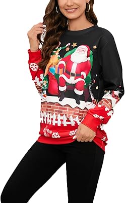 Mignon sweat-shirt de noël unisexe imprimé 3d avec col rond kicken slim. DIAYTAR COTE D'IVOIRE est une boutique en ligne généraliste qui propose plus de 300 000 références de produits de toutes sortes, répondant ainsi aux besoins de la population ivoirienne. Elle se positionne comme leader dans son secteur en Côte d'Ivoire. La qualité et la diversité de ses produits en font une référence incontournable.