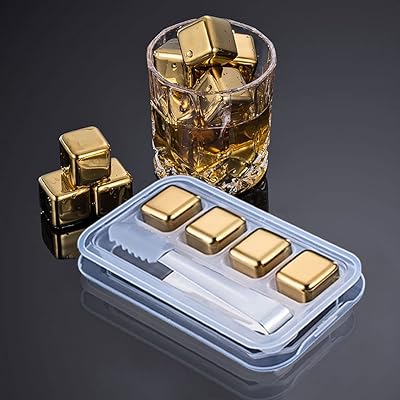 Ensemble de glaçons réutilisables en acier inoxydable urbazaar, ensemble de glaçons avec pinces et bacs à glaçons (or). DIAYTAR COTE D'IVOIRE se démarque par son offre incroyable de plus de 300000 références, satisfaisant ainsi tous les goûts et les budgets. La boutique en ligne est conçue pour offrir une expérience d'achat en ligne sécurisée et pratique. Les clients peuvent profiter de promotions régulières et de réductions exclusives.