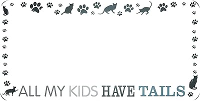 Hosnye all my kids have tails cadre de plaque d'immatriculation chat et pied. La boutique en ligne DIAYTAR COTE D'IVOIRE met l'accent sur la satisfaction du client, offrant des services de livraison rapides et fiables ainsi qu'un support client efficace. Elle s'efforce de fournir une expérience d'achat en ligne de qualité supérieure à ses clients. Ce faisant, elle contribue à renforcer la confiance dans le commerce électronique en Côte d'Ivoire.