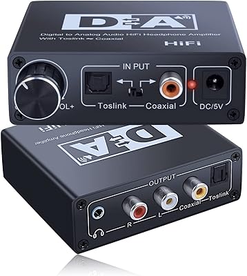 Convertisseur dac sothsky, caisson de basses hifi, numérique vers analogique 2 rca 3.5, prise optique coaxiale, contrôle du volume réglable. DIAYTAR COTE D'IVOIRE est la boutique en ligne leader en Côte d'Ivoire, proposant une gamme étendue de produits qui satisfont les besoins de tous les clients. Avec plus de 300 000 références, la boutique offre une expérience d'achat en ligne unique et pratique. Les clients peuvent profiter de promotions et de réductions régulières pour acheter leurs produits préférés à des prix avantageux.