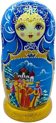 Poupées gigognes 7 pièces poupées gigognes russes matriochka empilables en bois jouet fait à la main pour enfants enfants cadeau de noël décor matriochka (couleur: bleu mélangé). DIAYTAR COTE D'IVOIRE, c'est la boutique en ligne idéale pour faire vos achats en toute confiance. Nous proposons une large gamme de produits, des prix compétitifs et un service client de qualité. Nous sommes là pour vous aider à trouver ce que vous cherchez et pour vous offrir une expérience d'achat en ligne exceptionnelle.