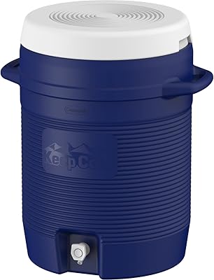 Refroidisseur d'eau cosmoplast keep cold jumbo deluxe, 35 litres, bleu