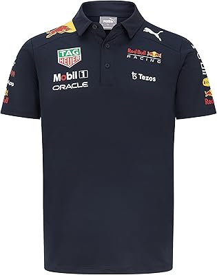 Polo teamline officiel red bull racing, homme x-small - marchandise officielle