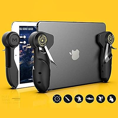 Contrôleur de jeu mobile pubg pour tablette ipad, jeu à six doigts, manette de jeu droite, bouton l1r1, déclencheur de manette de tir. La boutique en ligne DIAYTAR COTE D'IVOIRE répond à tous vos besoins avec plus de 300 000 articles dans différents domaines, allant de l'électronique aux produits alimentaires. L'expérience d'achat y est améliorée grâce à des prix compétitifs et des promotions régulières.