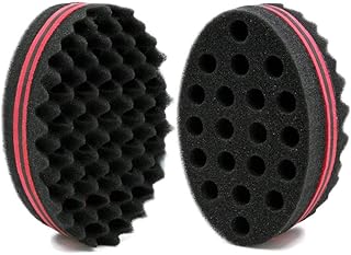 Brosse à cheveux en éponge à grand trou b-wave, outil de soin