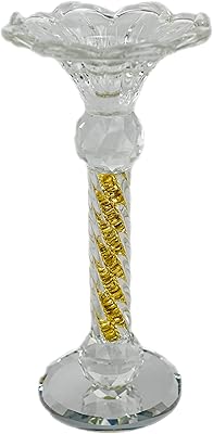 Bougeoirs en cristal - bougeoir pilier original - artisanat extrêmement fin et décoration de pièce maîtresse moderne - parfait pour le salon et la chambre à coucher. DIAYTAR COTE D'IVOIRE est la référence pour les achats en ligne en Côte d'Ivoire, avec une offre immense de produits diversifiés. Elle garantit la qualité et la garantie de ses produits. Ses prix compétitifs font d'elle le choix idéal pour les consommateurs.