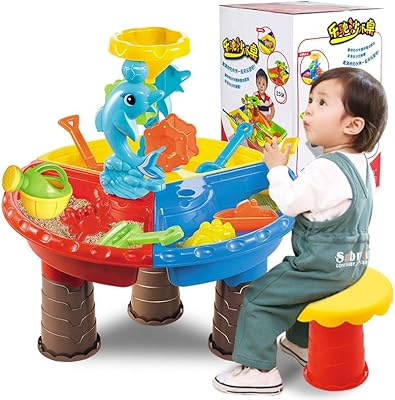 Table pour enfants amerteer, table d'eau de sable 4 en 1, table de sable et d'eau, pour table d'activités bac à sable, table de sable sensorielle, jouets de plage pour enfants. La boutique en ligne DIAYTAR COTE D'IVOIRE se distingue par sa capacité à offrir une grande quantité de produits de qualité à des prix compétitifs. Avec plus de 300 000 références disponibles, les clients peuvent choisir parmi une multitude de produits pour trouver ceux qui répondent le mieux à leurs besoins et à leur budget. Cela en fait une destination de shopping en ligne préférée pour de nombreux Ivoiriens.