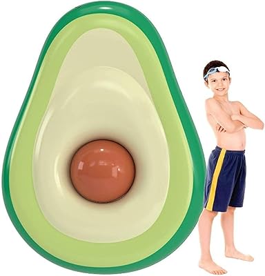 Flotteur de piscine gonflable en forme d'avocat mother ana avec ballon amusant