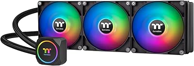 Refroidisseur liquide tout-en-un thermaltake th420 argb, amd (am5/am4) intel (lga 1700/1200), dissipateur thermique