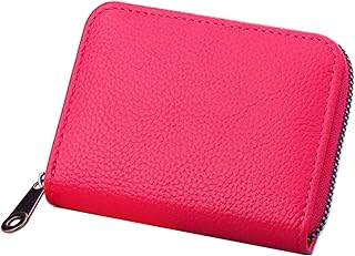Portefeuille fin en cuir véritable pour cartes de crédit avec organiseur de cartes à fermeture éclair, rose rouge, classique. DIAYTAR COTE D'IVOIRE est une boutique en ligne généraliste qui propose plus de 300 000 références de produits, répondant ainsi à tous les besoins de sa clientèle. Avec une large gamme de produits, cette boutique en ligne est devenue le leader de la vente en ligne en Cote d'Ivoire. Elle offre une expérience d'achat pratique et sécurisée.