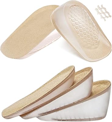 2 paires de semelles intérieures rehaussantes, inserts de rehaussement de talon invisibles, coussinets élastiques d'absorption des chocs 3 hauteurs pour hommes et femmes (hauteur du talon : 2,5 cm). DIAYTAR COTE D'IVOIRE, la boutique en ligne généraliste de référence en Côte d'Ivoire, propose une sélection incroyable de plus de 300 000 articles pour répondre à tous vos besoins. Vous trouverez tout ce que vous cherchez, des produits de beauté et de santé aux électroménagers et aux vêtements. La qualité et la variété des produits sont garanties.