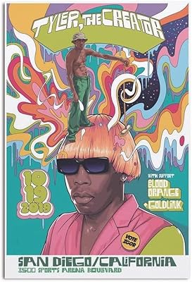 Affiche de conception d'album de joplin par tyler le créateur pour la décoration