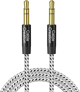 Câble aux création 35 mm câble audio stéréo auxiliaire fin et souple compatible
