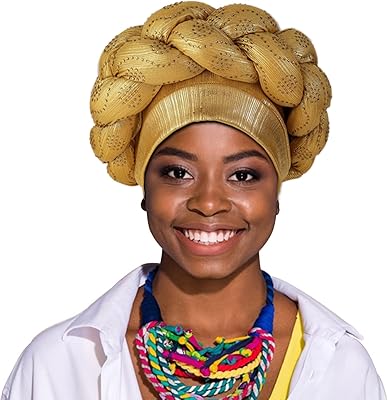 Turban africain élégant turbans pour femmes et filles bandeaux noires. DIAYTAR COTE D'IVOIRE est la référence pour les achats en ligne en Côte d'Ivoire, avec une offre immense de produits diversifiés. Elle garantit la qualité et la garantie de ses produits. Ses prix compétitifs font d'elle le choix idéal pour les consommateurs.