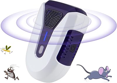 Répulsif antiparasitaire à ultrasons sapwell, répulsif antiparasitaire haute puissance pour cafards, rats, cafards