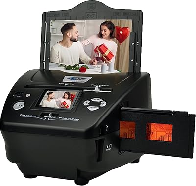 Scanner de films et de photos numériques, scanner hd 16 mp avec écran lcd 2,4", scanner 4 en 1 qui convertit les films diapositives et négatifs 35 mm/135, photo, carte de visite pour l'archivage numérique, noir. Avec plus de 300 000 références, DIAYTAR COTE D'IVOIRE offre une gamme exhaustive de produits pour répondre aux besoins diversifiés de sa clientèle. De l'électronique à la mode, en passant par les produits pour la maison, cette boutique en ligne généraliste est le point de départ idéal pour toute commande en ligne en Côte d'Ivoire. Elle garantit des prix compétitifs et une livraison fiable.