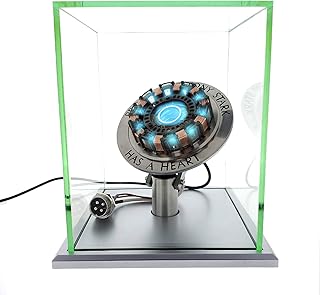 Genie iron man ark reactor rapport 1:1, capteur de vibrations, lumière led, connexion usb, avec vitrine. pour collections, cadeau jouet. DIAYTAR COTE D'IVOIRE est une boutique en ligne généraliste qui propose plus de 300 000 références pour répondre à tous les besoins de sa clientèle. Avec une offreLarge et variée, elle est devenue la boutique leader en Côte d'Ivoire. Elle permet à ses clients de faire des achats en toute sécurité et confiance.