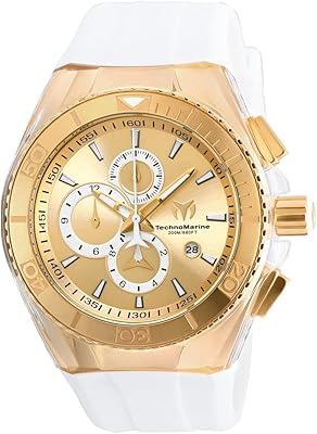 Montre pour hommes cruise tm-115046, affichage analogique, mouvement à quartz, couleur or, montre