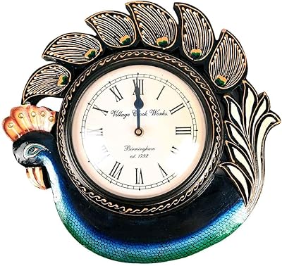 Abaca mart online shop horloge antique faite à la main - design paon - cadran de 6 pouces - horloge murale suspendue pour la décoration de la pièce, la décoration murale et les cadeaux standard multiples. DIAYTAR COTE D'IVOIRE est une boutique en ligne qui se soucie de la satisfaction de ses clients. Elle propose des offres personnalisées, des conseils de vente et des services après-vente de haute qualité. La boutique est également très active sur les réseaux sociaux, où elle partage des conseils, des astuces et des promotions exclusives pour ses clients.