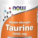 Now supplements, taurine 1000 mg, double concentration, santé du système nerveux*, 250 gélules