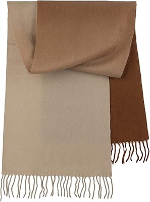 Écharpe pashmina 100% cachemire - écharpe double face réversible ombrée chaude et douce