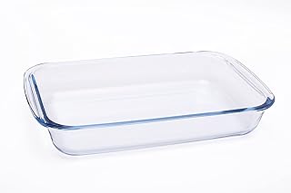 Plat à pâtisserie rectangulaire en verre taliona - 3 l, transparent, verre borosilicate