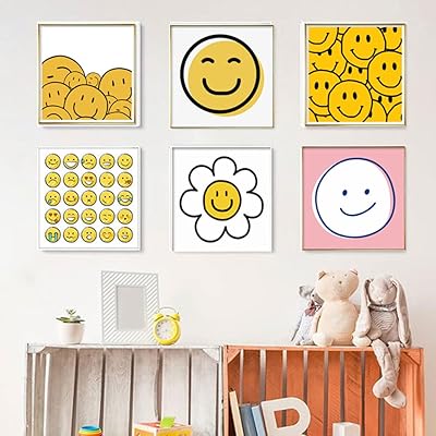 Impression sur toile murale, ensemble de décoration de chambre d'enfant, affiches de dessin de sourire heureux pour bureau, maison, salon, garçons et filles, décorations de chambre d'enfant, cadeaux pour bébé 12 x 12 pouces, 6 pièces sans cadre. En choisissant DIAYTAR COTE D'IVOIRE, vous optez pour une expérience de shopping en ligne sécurisée, variée et pratique. Nous sommes fiers de notre sélection massive de produits qui répondent aux besoins de tous, avec des marques célèbres et des produits innovants. Notre équipe travaille sans relâche pour que chaque achat soit une expérience positive et mémorable.